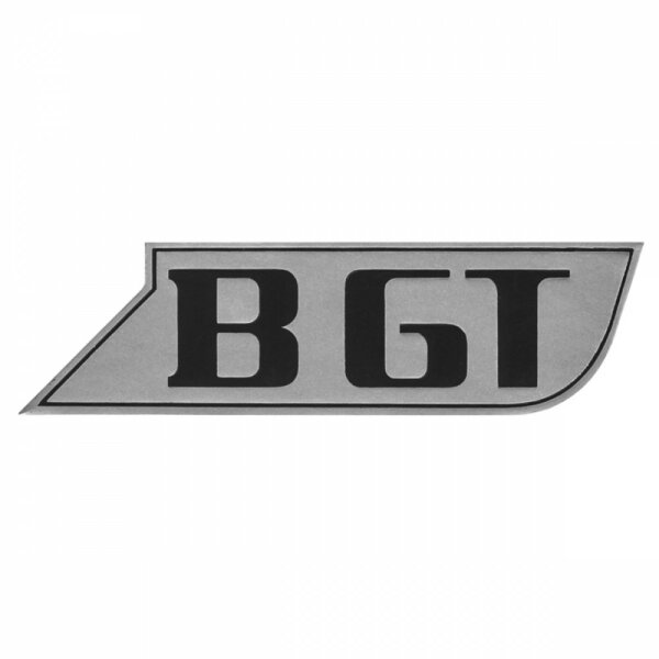 BLACK FOIL REAR BADGE, BGT