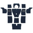 Teppichsatz Standard, Nylon, navy-blau, TR3A sp&auml;te