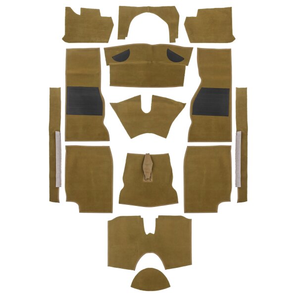 CARPET SET, NYLON, TR4A-6, LIGHT TAN