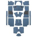 Teppichsatz Standard, Nylon, mitternachtsblau, TR4A-6