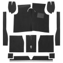 Teppichsatz geformt,  schwarz,  RHD,  Minor MM 49-53