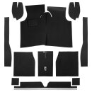 Teppichsatz geformt,  schwarz,  LHD,  Minor MM  49-53