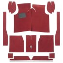 Teppichsatz geformt,  rot,  LHD,  Minor MM 4 -53