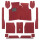 Teppichsatz geformt,  rot,  LHD,  Minor MM 4 -53