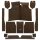 CARPET SET, NON-MOULDED, MINOR 49-53 LHD BROWN