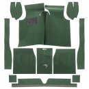 Teppichsatz geformt, gr&uuml;n,  LHD,  Minor MM 49-53