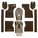 CARPET SET, NON-MOULDED, MINOR VAN/P-UP LHD BROWN