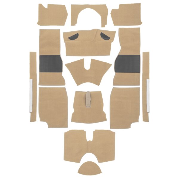 Teppichsatz Wolle, light tan (beige), TR4A-6
