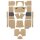 Teppichsatz Wolle, light tan (beige), TR4A-6