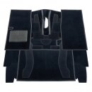 CARPET SET S&amp;M67-74 NYLON, NAVY BLUE LHD