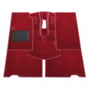 Teppichsatz Nylon,  rot,  LHD,...