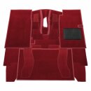 CARPET SET S&amp;M61-63 NYLON, RED RHD