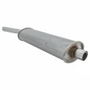 EXHAUST SILENCER RC40 SIDE EXIT, MILD STEEL