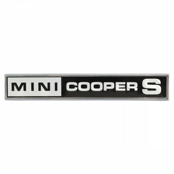&quot;Mini Cooper S&quot;-Emblem  hinten