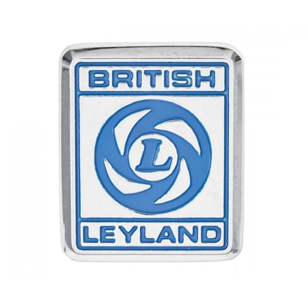 BADGE BL, WHITE, METAL