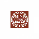 MINI COOPER REAR PANEL LAUREL DECAL RED/WHITE