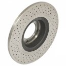 BRAKE DISC CROSS DRILLED