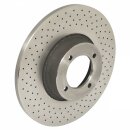 BRAKE DISC CROSS DRILLED