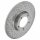 BRAKE DISC CROSS DRILLED