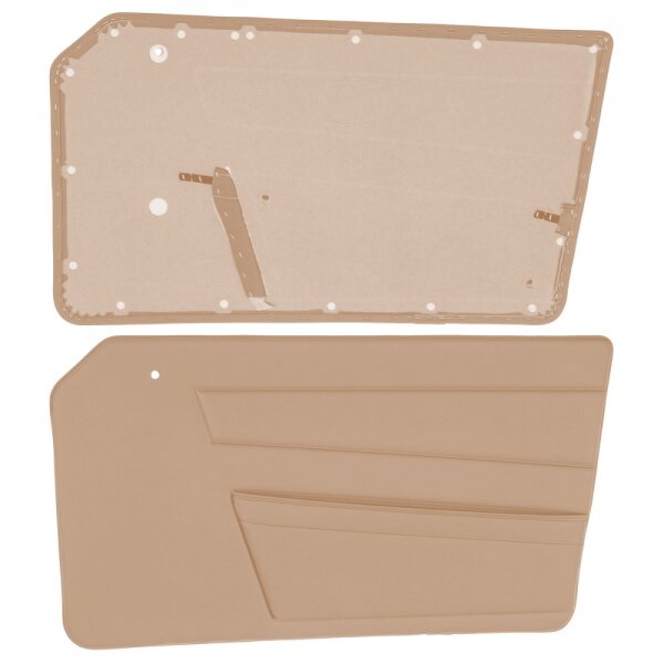 DOOR PANELS, LIGHT TAN, PAIR