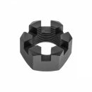 NUT 5/8 SLOT HUB LH THREAD