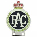 Badge/Emblem  &quot;RAC&quot; emailliert, schwarz/gr&uuml;n