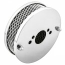 AIR FILTER SU CARBURETTORS 1 1/2&quot;, SU LOGO,  CHROME