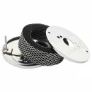 AIR FILTER SU CARBURETTORS 1 1/2&quot;, SU LOGO,  CHROME