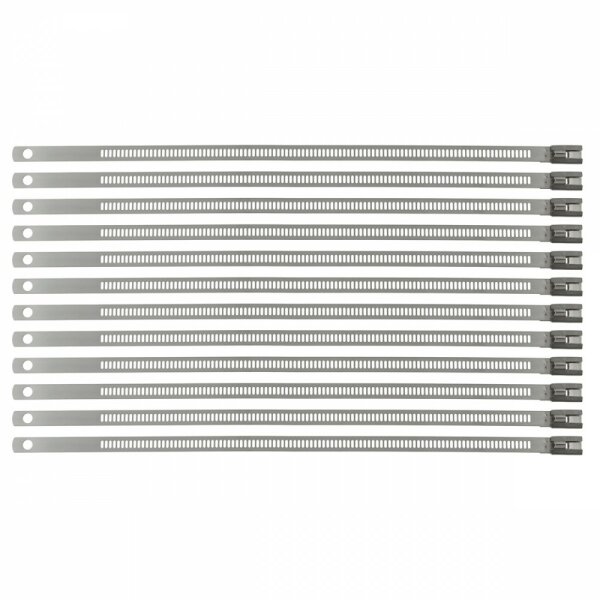 SNAP STRAP KIT, 12X9&quot; LENGTHS, STAINLESS STEEL