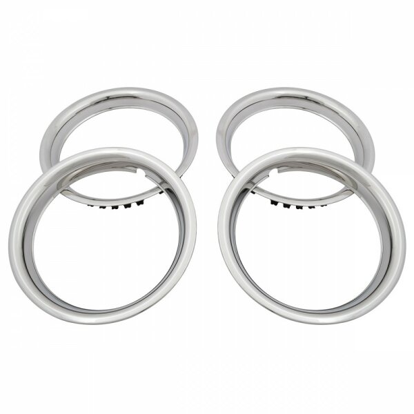 WHEEL TRIM SET, 13" X 4, CHROME