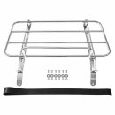 BOOT RACK, BOLT-ON, CHROME