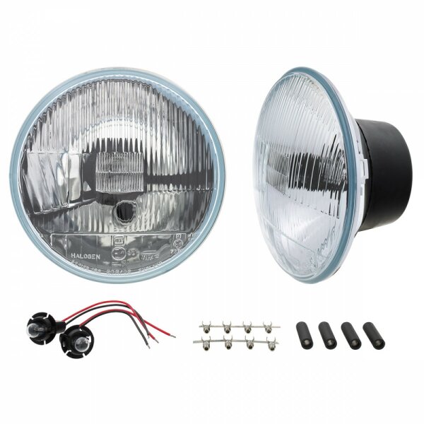 HEADLAMP CONVERSION KIT, WIPAC HALOGEN H4, QUADOPTIC, WITH PILOT, RHD