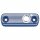 ROCKER COVER, ALLOY, RIBBED, BLUE