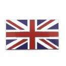 Union Jack - Emlbem, emailliert zum Anschrauben, 31 x 50mm