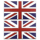 UNION JACK BADGE, METAL, SELF ADHESIVE, PAIR