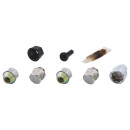 WHEEL NUT SET, LOCKING, SUPALOCK, PLAIN, 3/8 UNF, SET OF 4