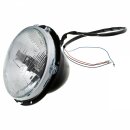 HEADLAMP ASSY, WIPAC HALOGEN H4, WITH PILOT, CLIP FIT RIM, LHD
