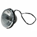 HEADLAMP ASSY, WIPAC HALOGEN H4, NO PILOT, SCREW FIT RIM, LHD