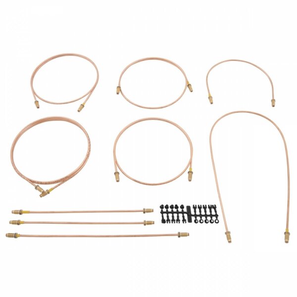 BRAKE PIPE SET, COPPER, MGA RHD