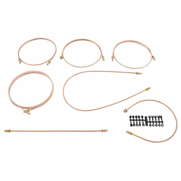 BRAKE PIPE SET, COPPER, 1600A RHD