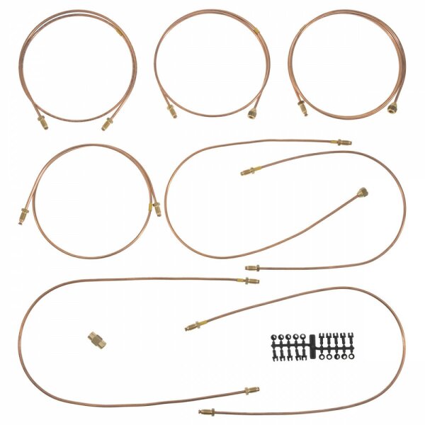 Bremsleitungs-Satz, Kunifer, RHD, 1-Kreis-System