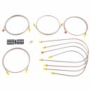 BRAKE PIPE SET, CUNIFER, LHD, SINGLE LINE SYSTEM