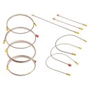 BRAKE PIPE SET COPPER/NICKEL, LHD, WITH SERVO