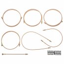 BRAKE PIPE SET, CUNIFER, RHD, DUAL LINE SYSTEM