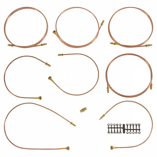 BRAKE PIPE SET, COPPER, T2000 RHD