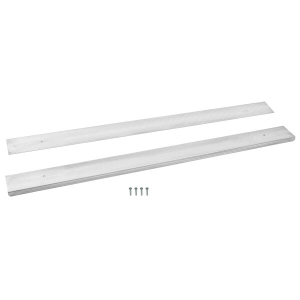 Einstiegsleisten Aluminium gerippt, Paar