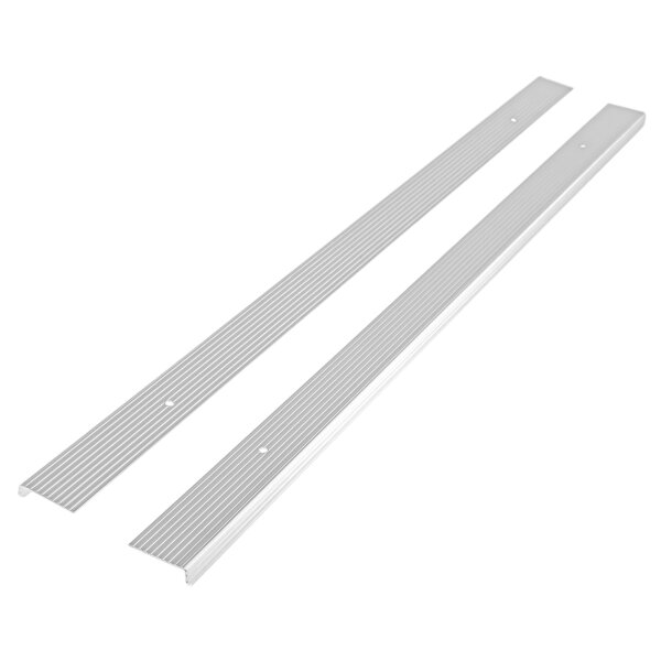 TREADPLATES SILL EDGE, RIBBED, ALUMINIUM, PAIR