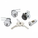 Schlosszylinder-Satz (4 Stk.) mit 2 Schl&uuml;sseln