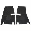 FOOTWELL MATS, RUBBER, BLACK, PAIR, MG-LOGO