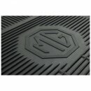 FOOTWELL MATS RUBBER, BLACK, PAIR, MG-LOGO 4SYNCHRO